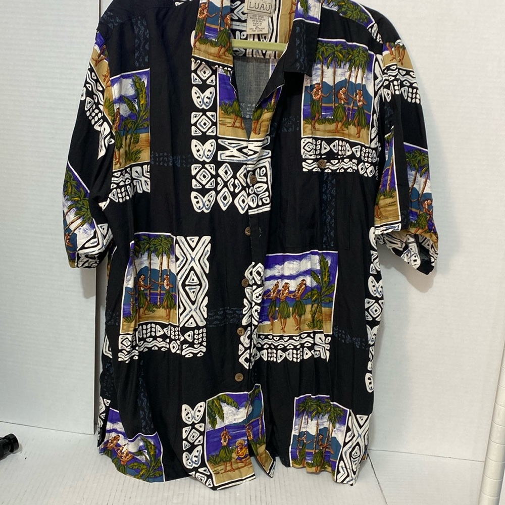 Luau Hawaiian Shirt size XL print